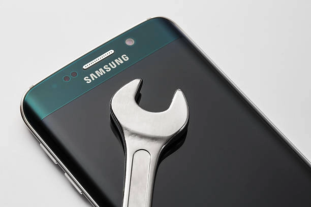 Samsung and Android phone repair tools prepared for service