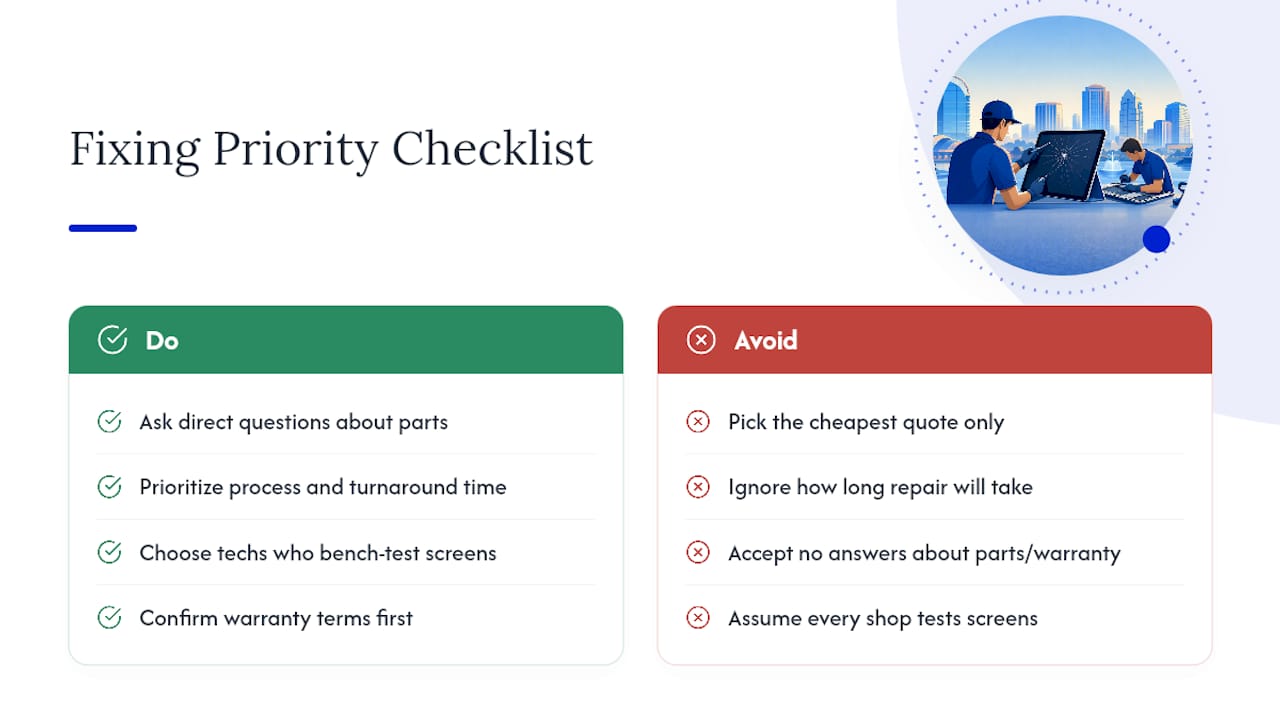 An Honest Take on Fixing Your iPad Fast — overview diagram