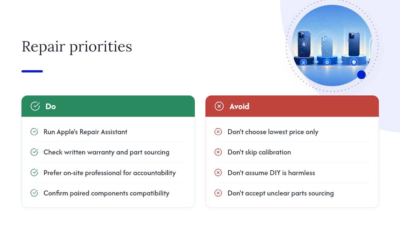 What Actually Matters When Deciding On A Repair Route — overview diagram