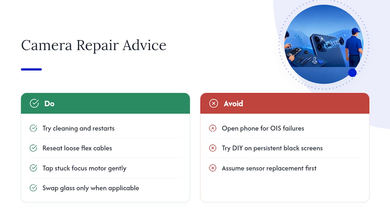 The Truth About Camera Repairs Nobody Tells You — overview diagram