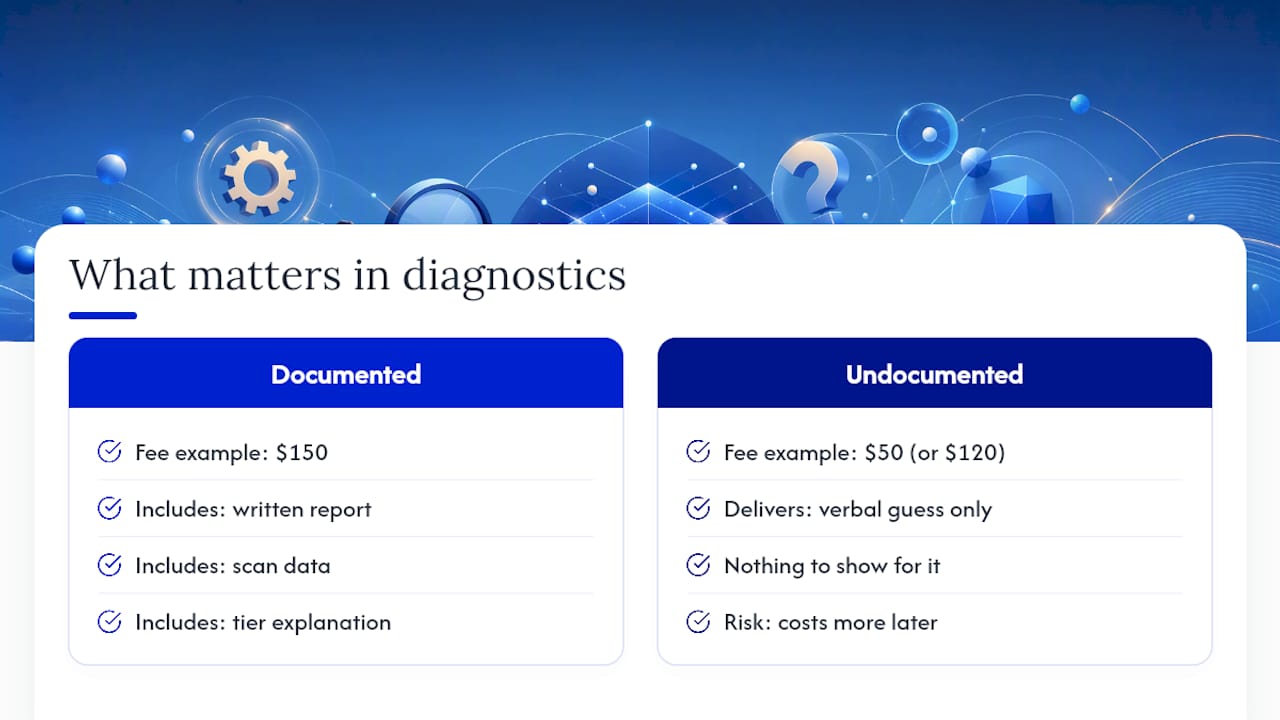 Why the Fee Itself Isn't the Real Question — overview diagram