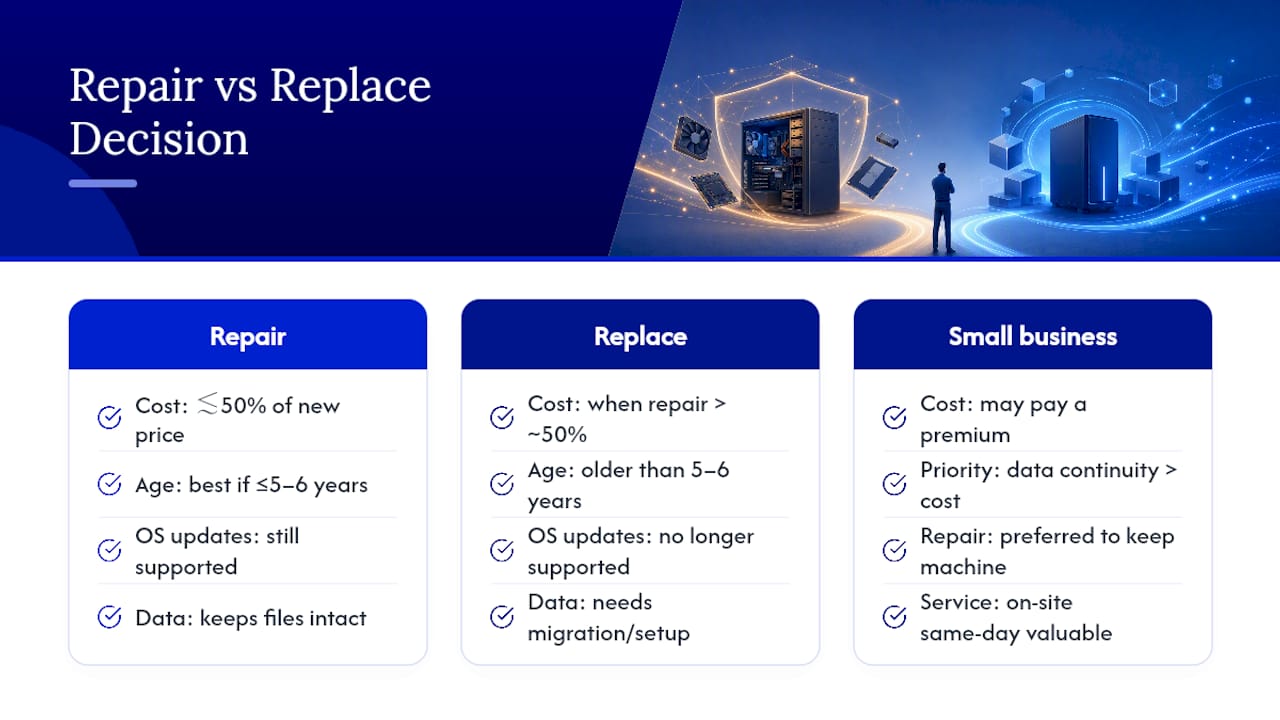 Repair or Replace: A Quick Way to Decide — overview diagram