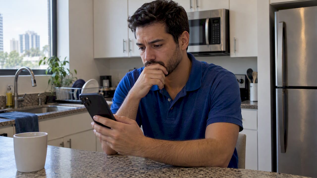 Professional inspecting Android pop-up problem