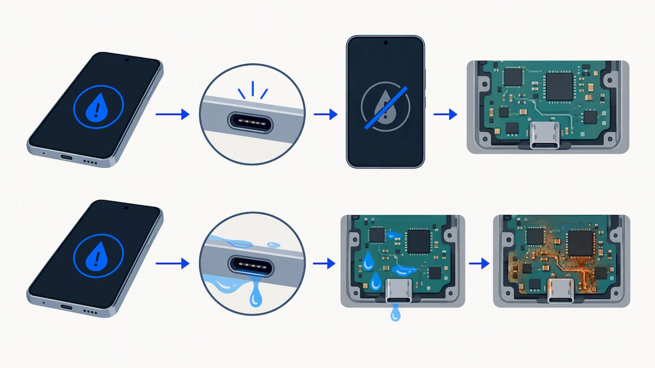 Software bypass contrasted with board corrosion